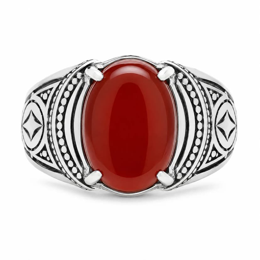 Premium Aqeeq / Agate Shia Ring