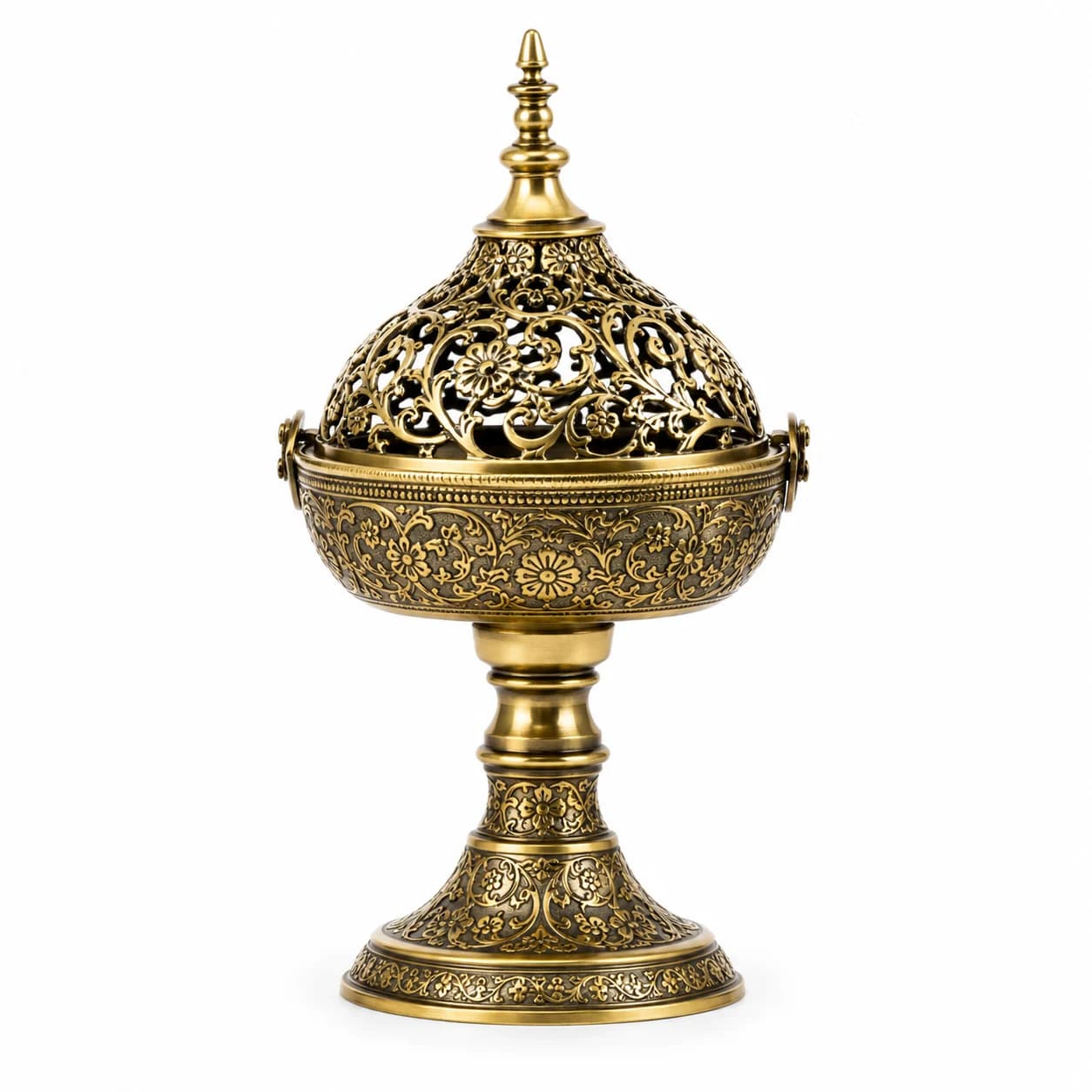 Brass Bakhoor & Loban Incense Burner