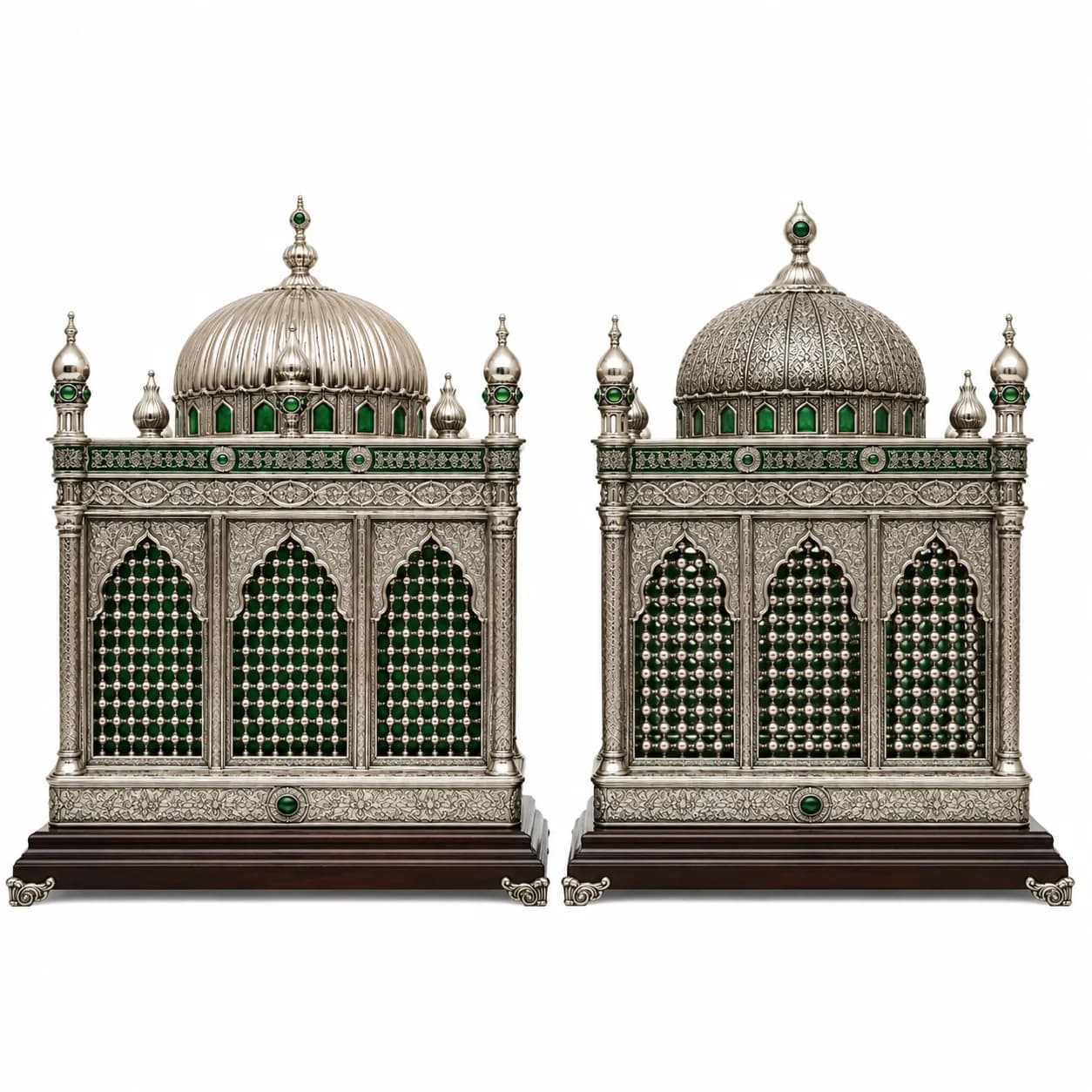 Imam Hussain & Hazrat Abbas Twin Zarih Collector Set